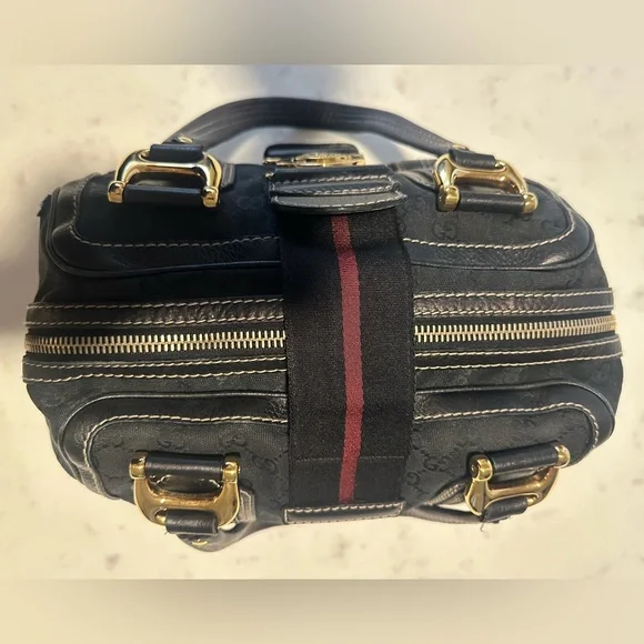 Authentic Gucci GG Canvas Aviatrix Boston Bag - Picture 6 of 11